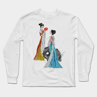 Ancient Chinese ladies Long Sleeve T-Shirt